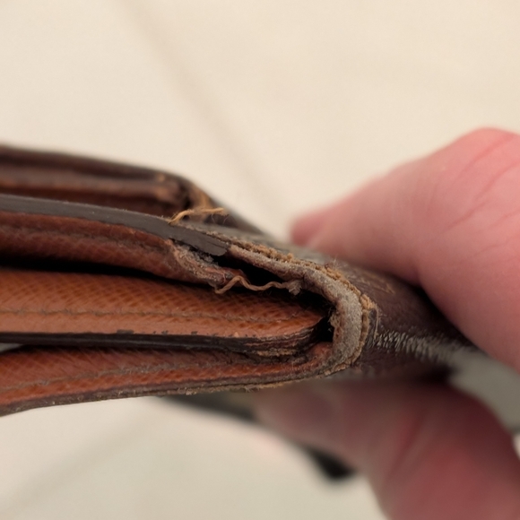 Authentic Louis Vuitton Vintage Monogram Long Wallet – Distressed Patina